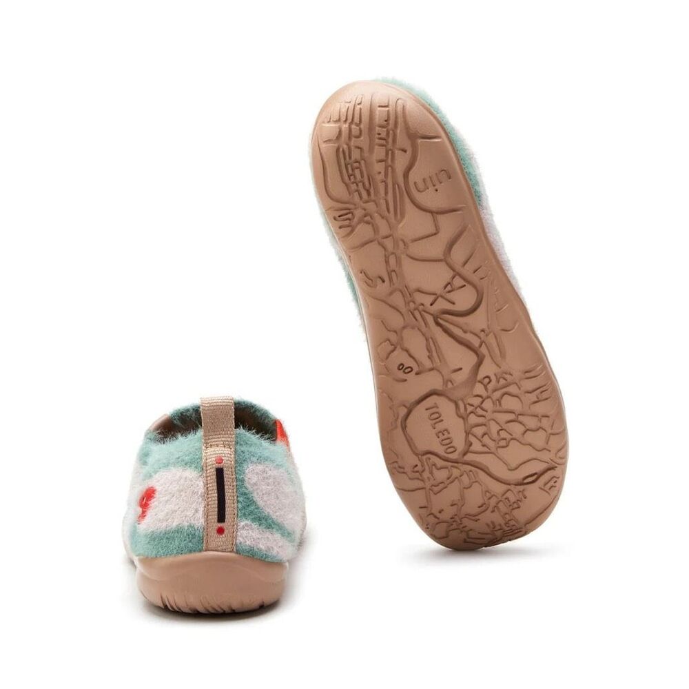UIN Women's Travel Walking Shoes Slip On Sneaker (SPRING PEACH TOLEDO I)133 - Picture 6 of 9
